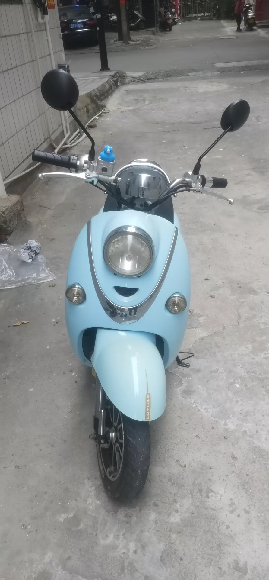 人诚意出售台闲置绿源电动车 成色8.5新 发票己遗失 绝